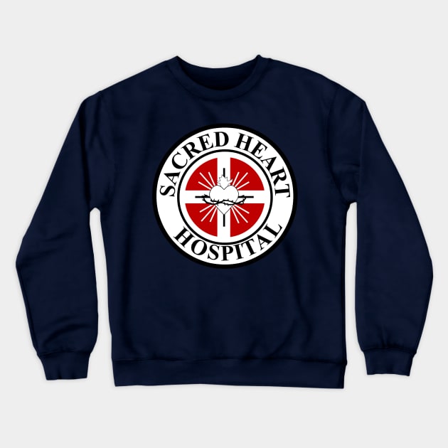 Sacred Heart Hospital Crewneck Sweatshirt by Meta Cortex